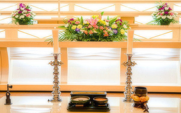 祭壇の写真