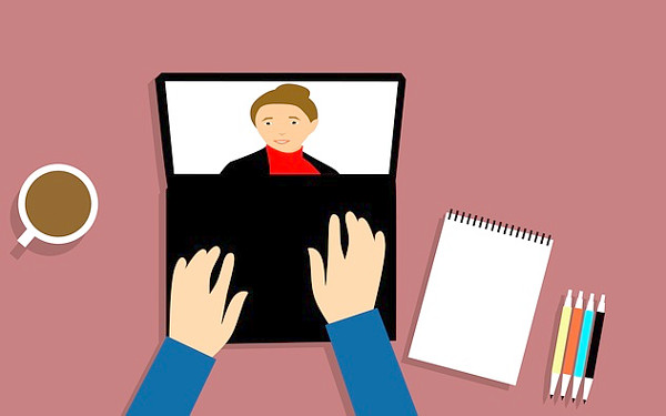 ビデオ通話のイメージイラスト