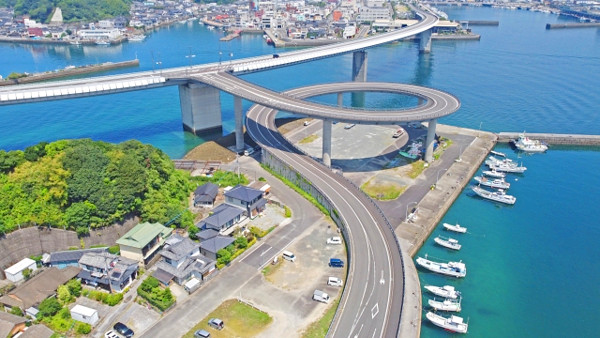 ループ橋の写真