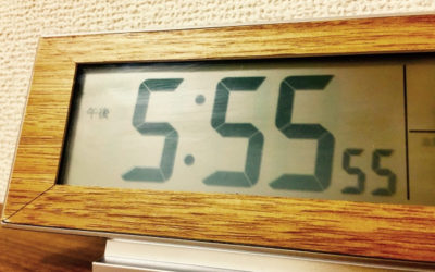 デジタル時計の写真