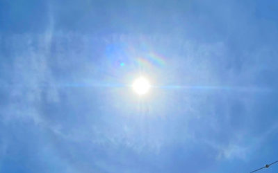 日暈の写真