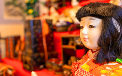 市松人形の写真