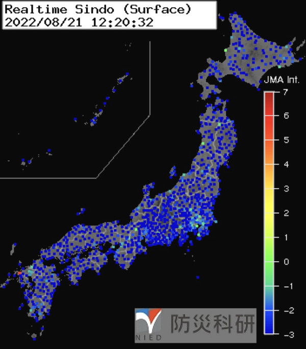 強震モニタの画像