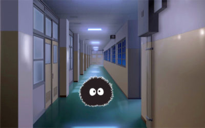 まっくろくろすけのイラスト