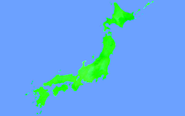 日本列島のイラスト