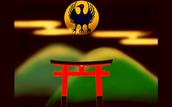 八咫烏のイメージイラスト