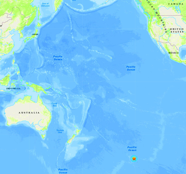 地震情報の画像