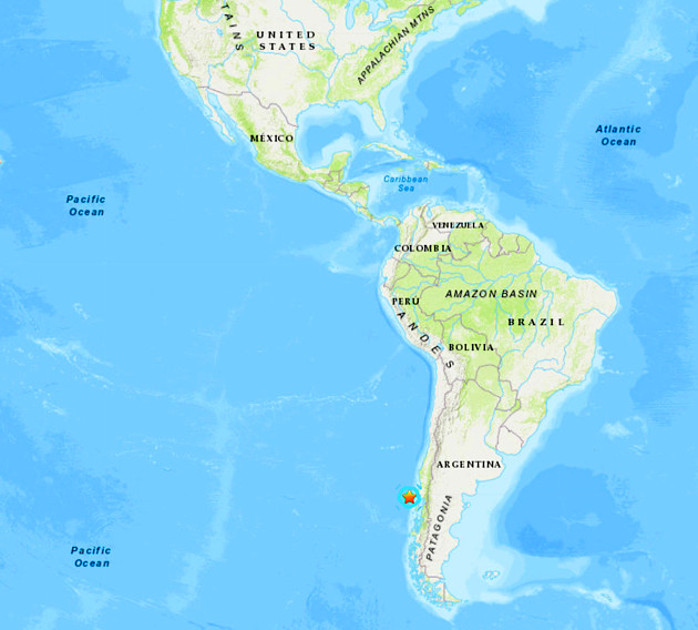 地震情報の画像