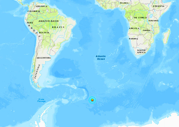 地震情報の画像