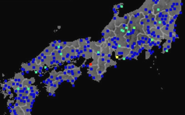 強震モニタの画像