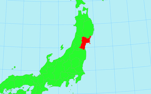 日本地図の画像