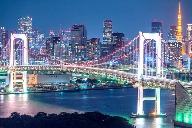 レインボーブリッジの写真