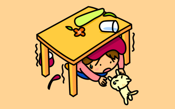 地震のイメージイラスト