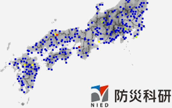 強震モニタの画像