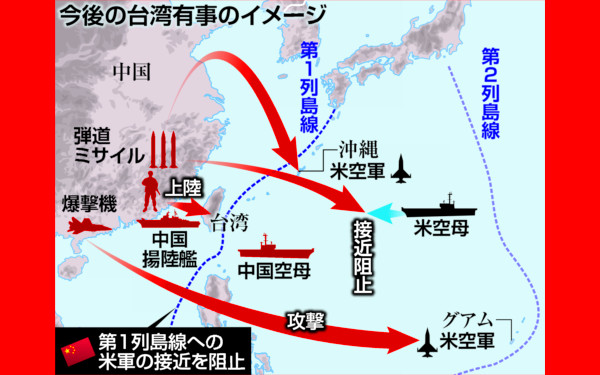 台湾侵攻のニュース画像