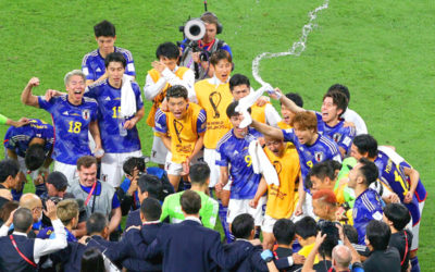 サッカー日本代表の写真