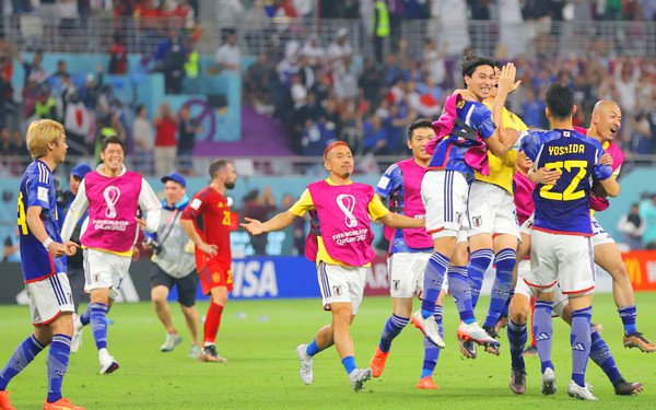 サッカー日本代表の写真