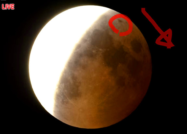 皆既月食の画像