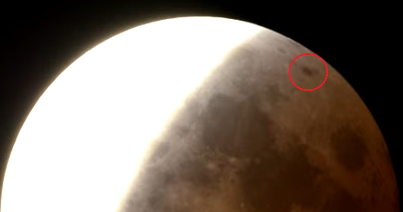 皆既月食の画像