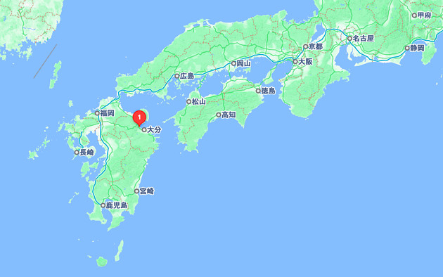 日本地図の画像