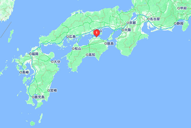 日本地図の画像