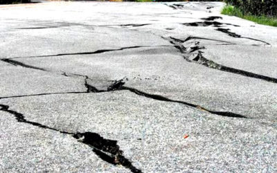 地割れのイメージ写真