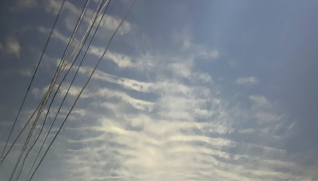 地震雲の投稿写真
