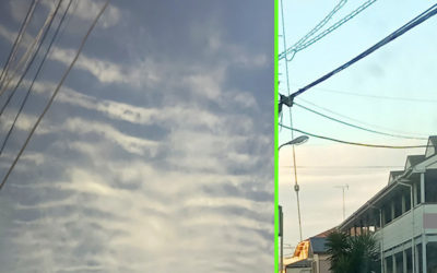 地震雲の投稿写真