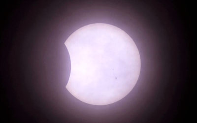 金環皆既日食の写真