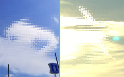 龍のような雲の写真