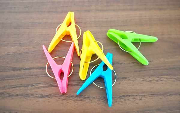 洗濯ばさみの写真