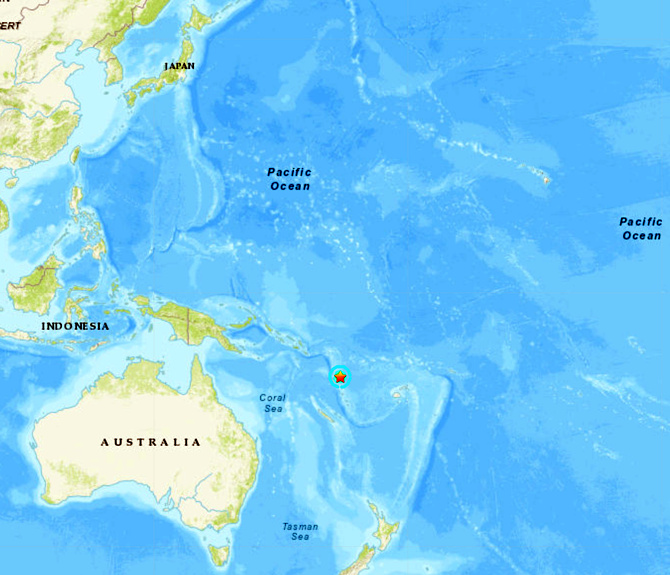 地震情報の画像