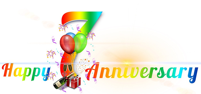 7周年記念のイメージイラスト