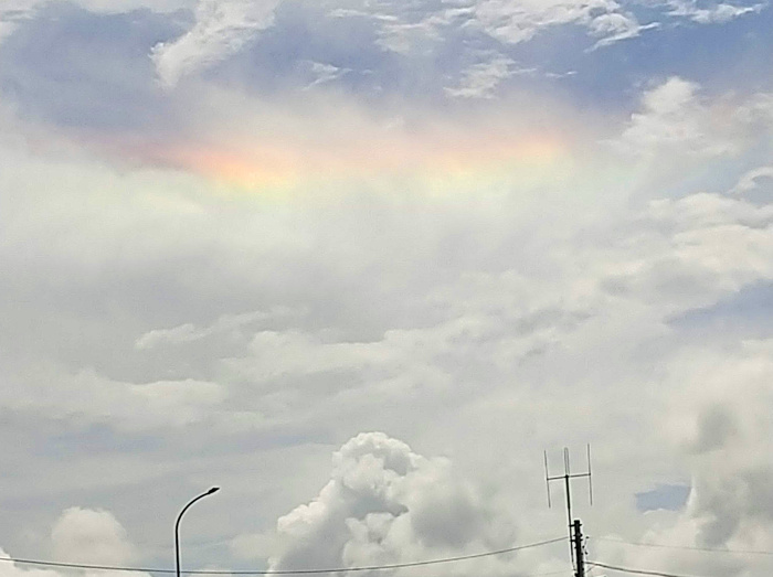 環水平アークの写真