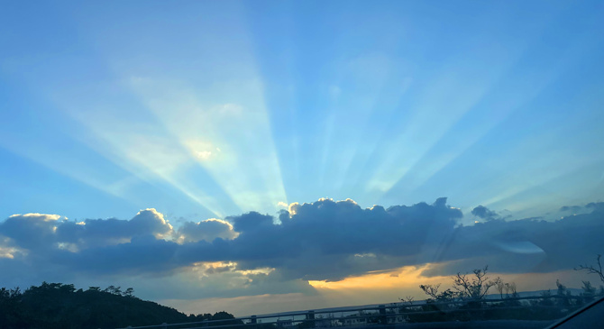 天使の梯子の写真