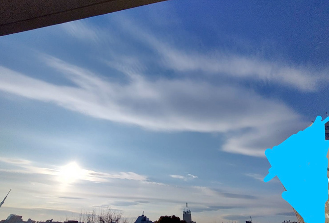 地震雲の投稿写真