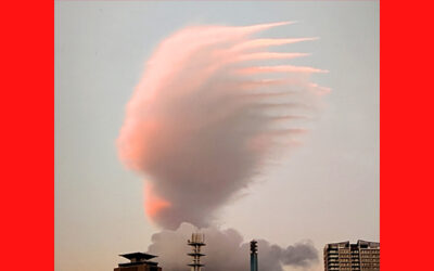 地震雲の投稿写真