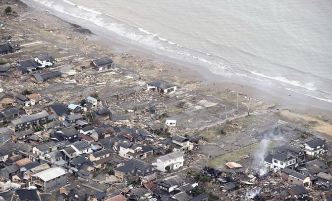 令和6年能登半島地震(M7.6 最大震度7)のニュース画像