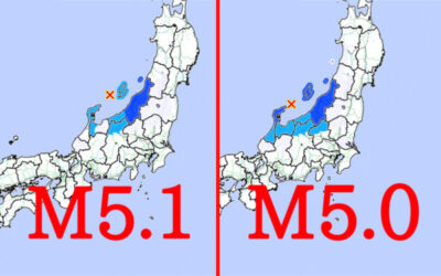 地震情報の画像