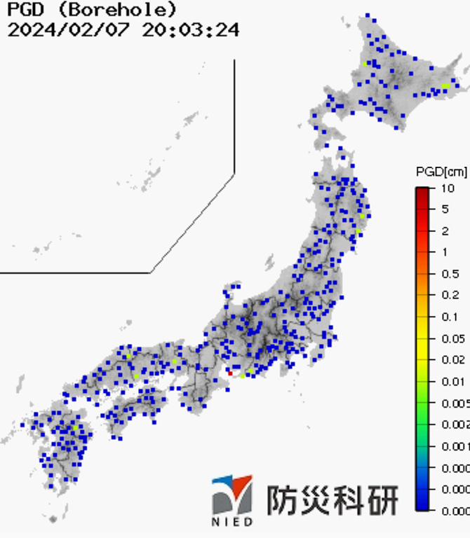 強震モニタの画像