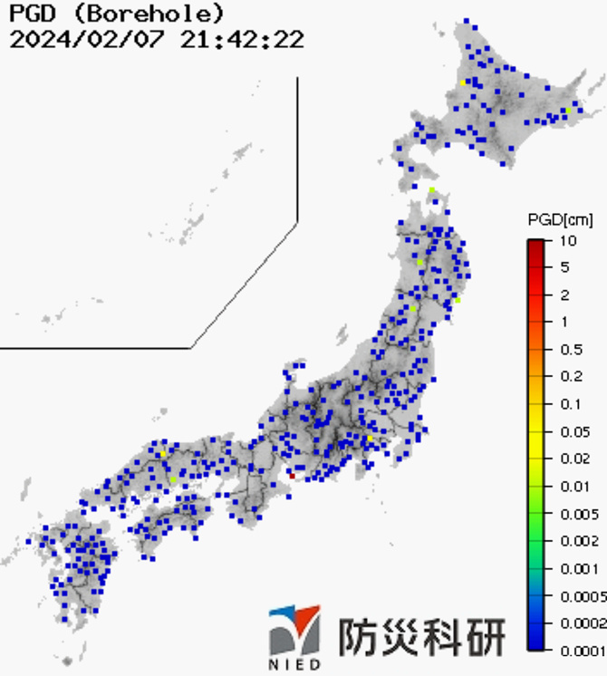 強震モニタの画像