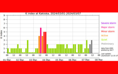 地磁気(K index)の画像