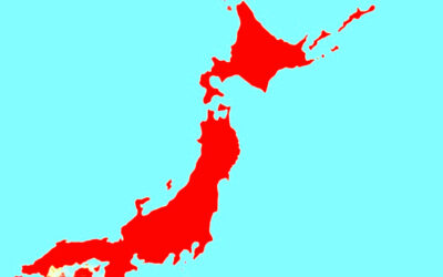 日本地図の画像
