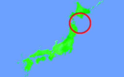 日本地図の画像